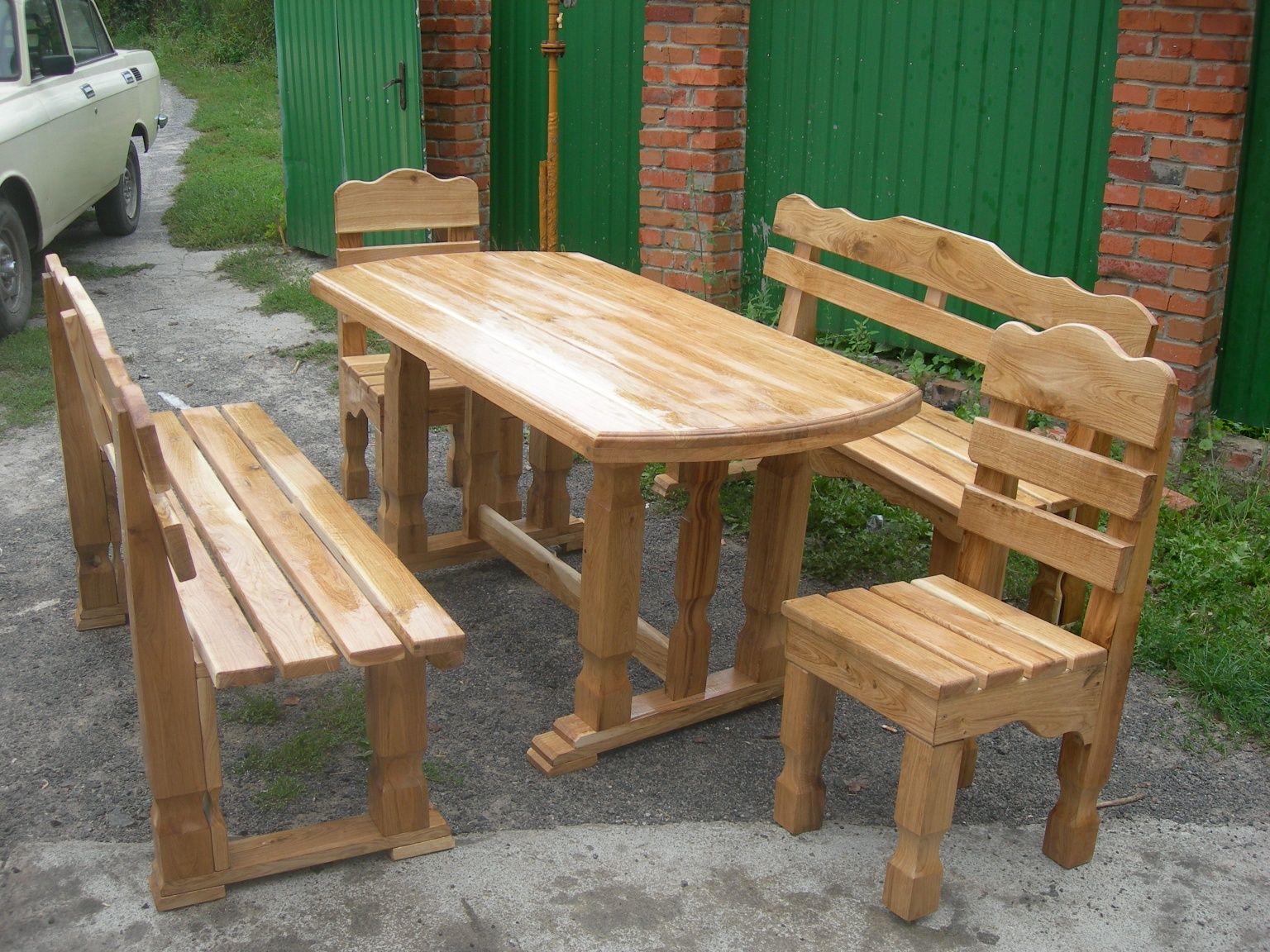 Столы скамейки комплекты мебель для сада кафе баров