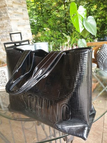 Love Moschino Luxus torba skora lakierowana duza szoperka