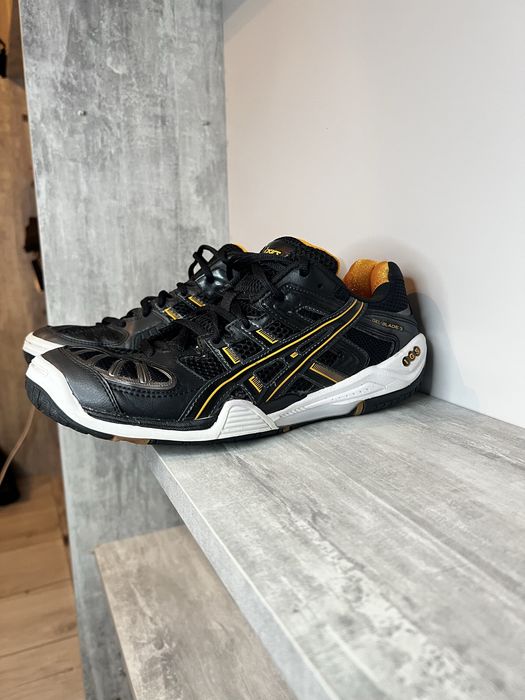 Кросівки ASICS Gel-Blade 3 – чорні з жовтими акцентам