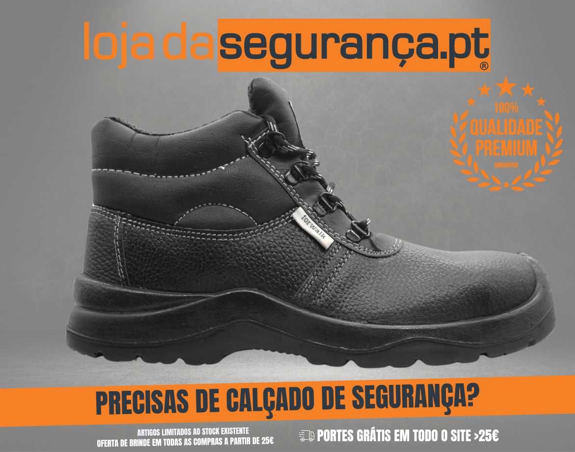 Calçado Sapato Bota Proteção Segurança Aço Branco ESD HRO Ocupacional