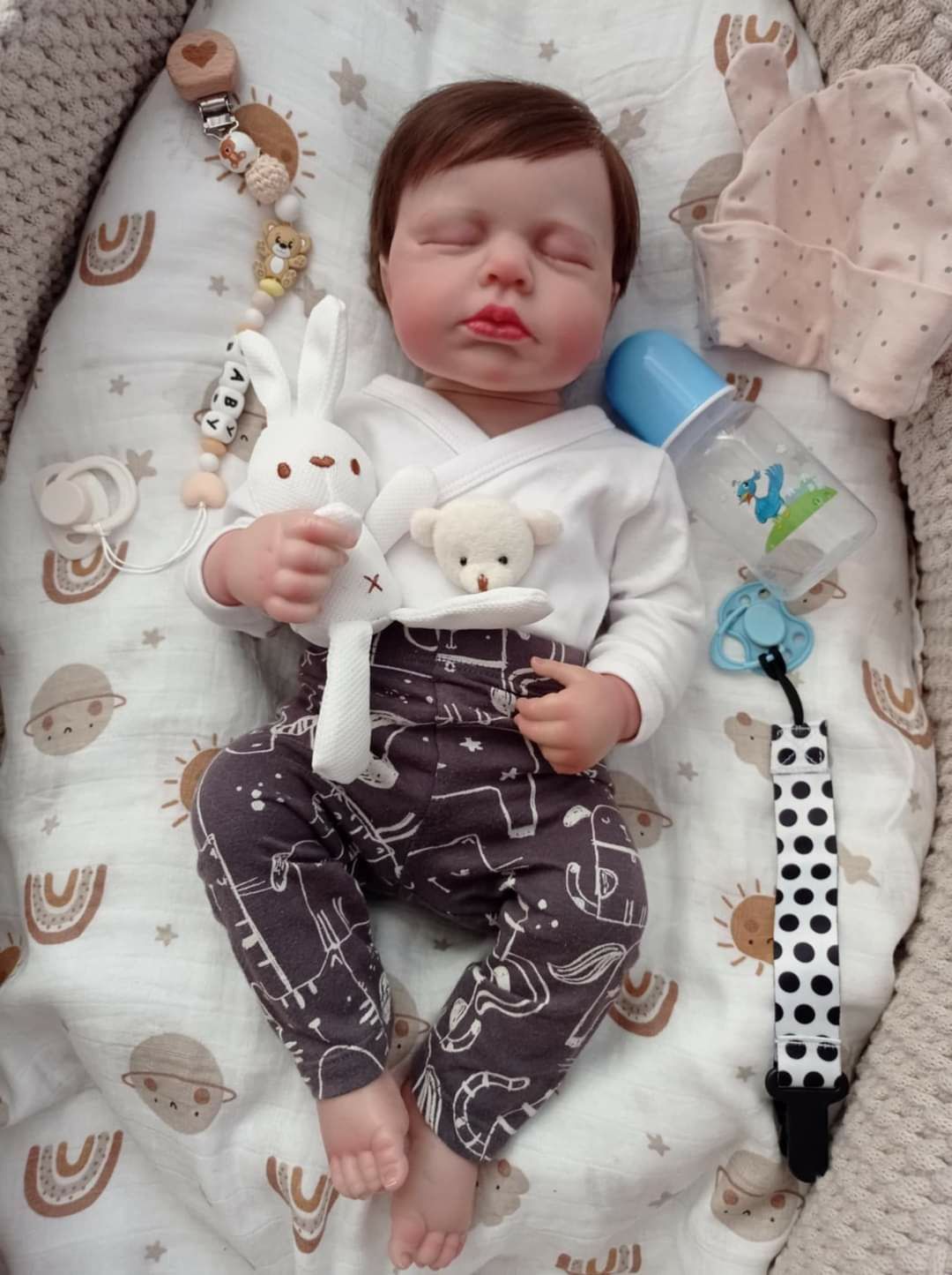 Lalka chłopiec w typie Reborn z wyprawką prezent pod choinkę Kuba01
