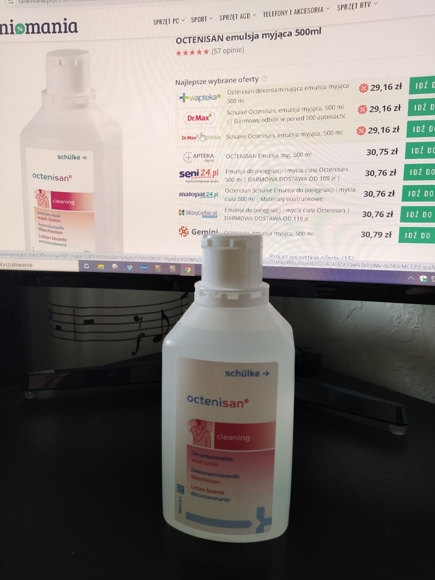 Octenisan Cleaning wash lotion 3X 500ml. (3szt.)