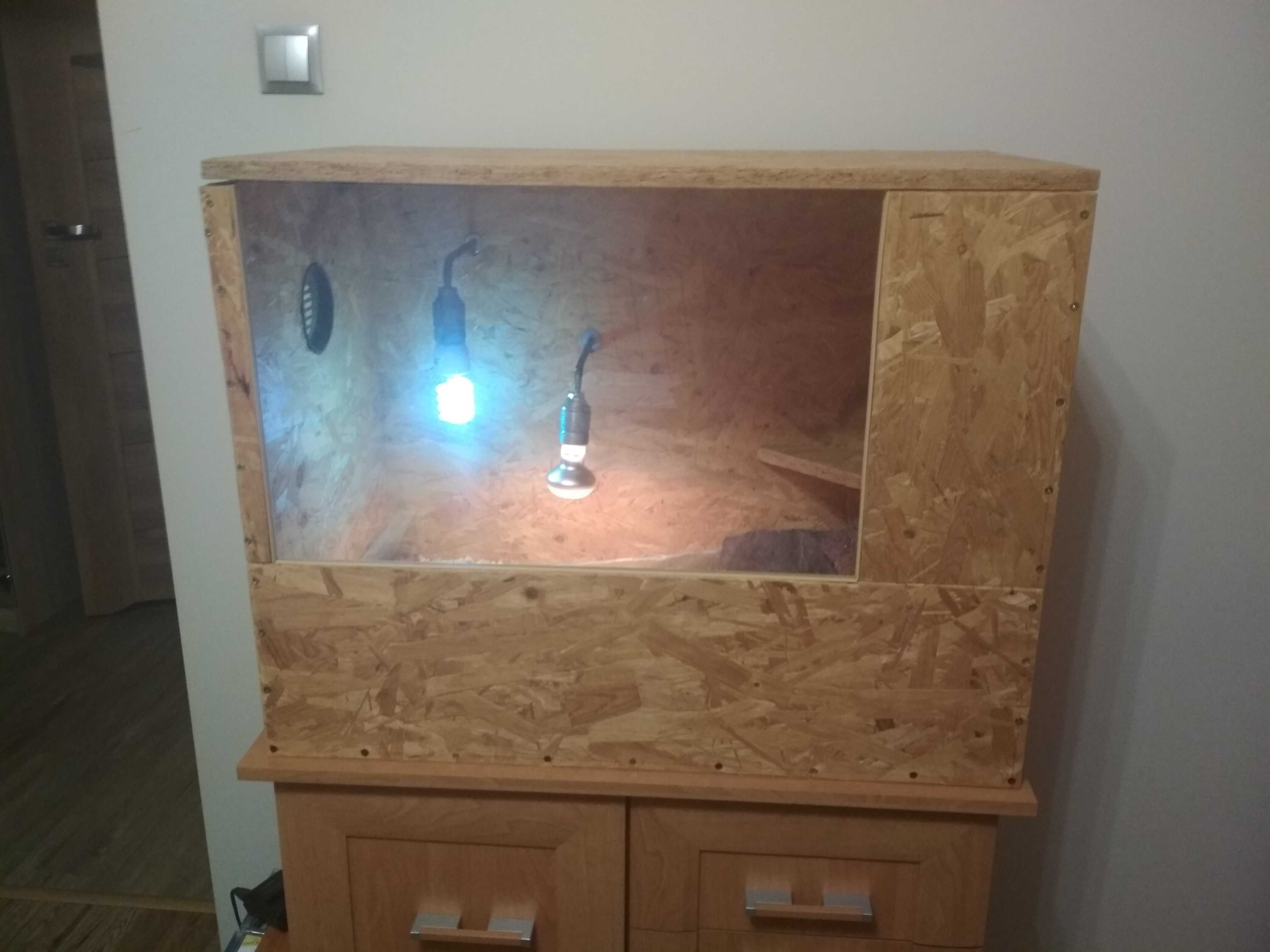 Terrarium z płyty OSB