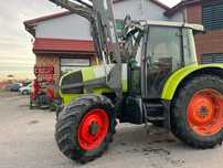 Claas 566  RZ ATZ 556John Deere  CLAAS ARES 556 RZ + TUR MX 120 CASE Maxxum