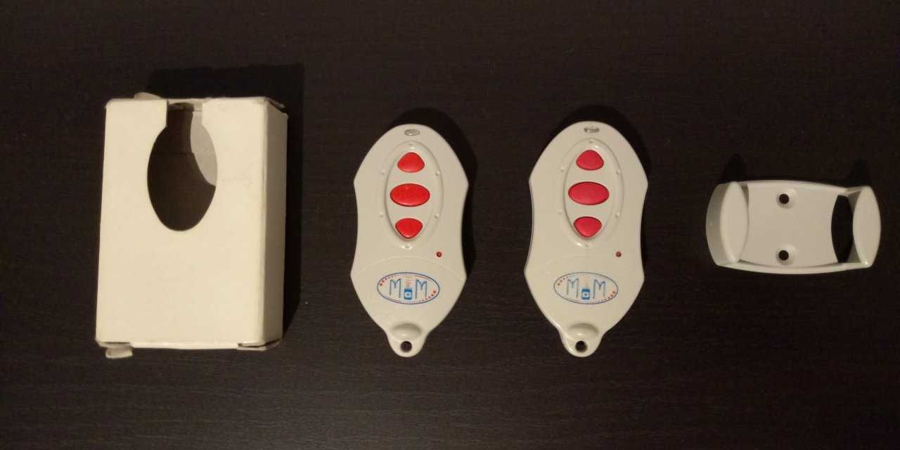 2 Comandos de abertura de Portões de Garagem - 3 botões - 433,92 MHz