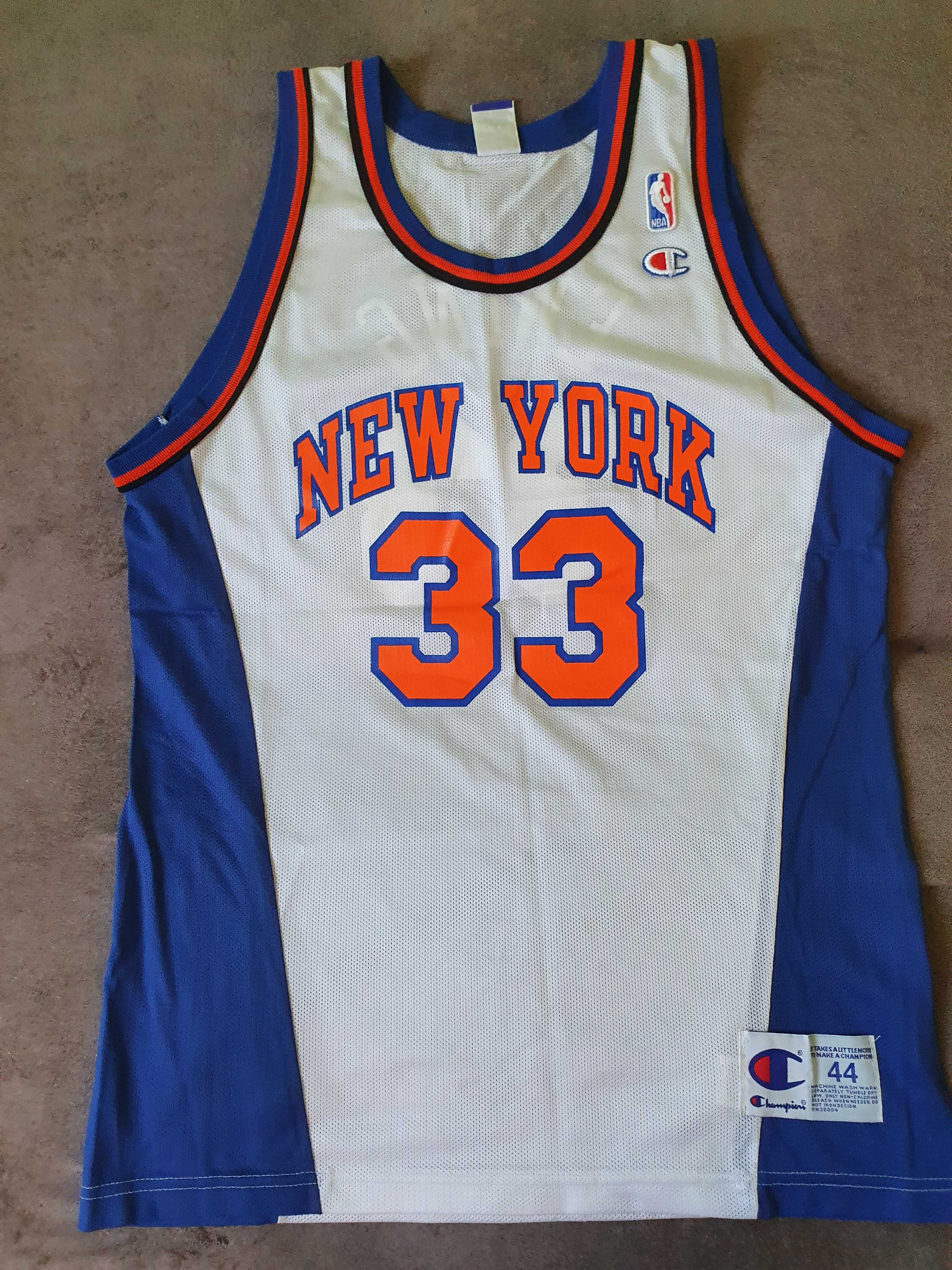 Koszulka champion nba new york knicks patrick ewing jordan