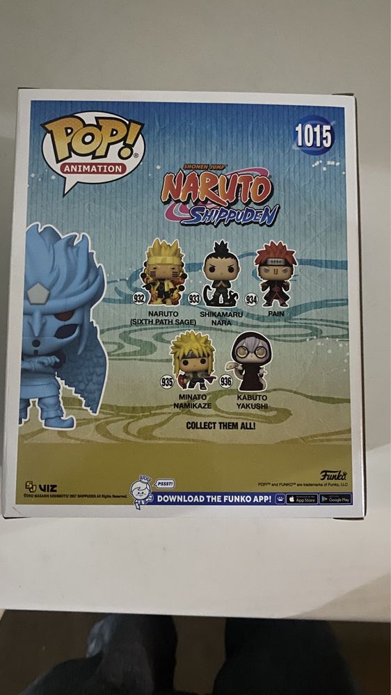 Funko pop 6” kakashi perfect susano’o 1015 special edition