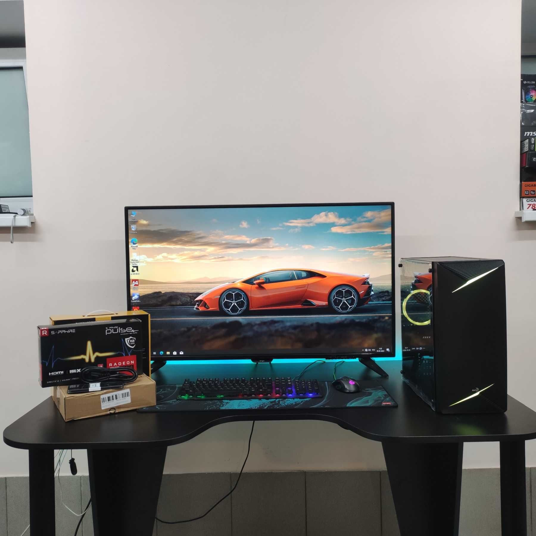 Игровой Компютер i7 3770, 16GB RAM, SAPPHIRE RX 570 4GB, SSD 512 new