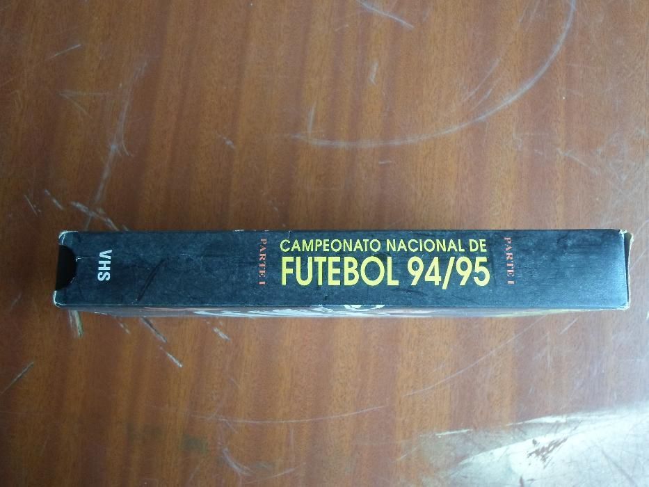 cassete vhs do campeonato nacional de futebol 94/95