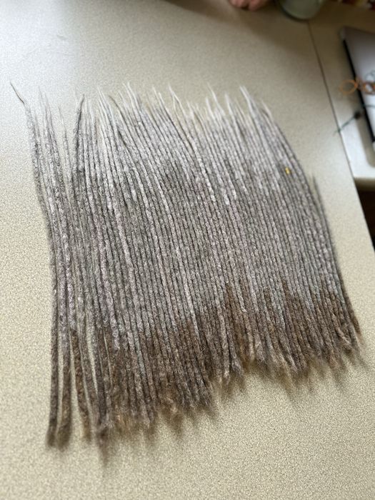 Dredy syntetyczne dreads dreadlocks 57 szt 40-50 szydelkowane recznie