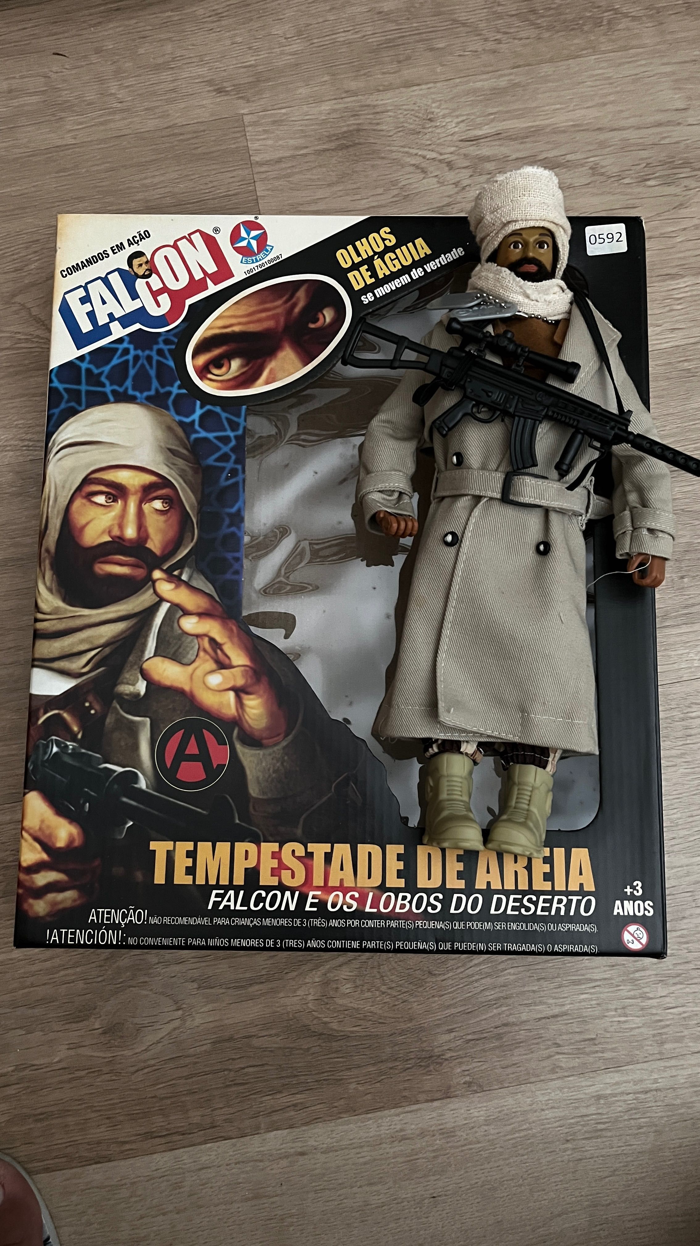 Boneco Falcon (GI Joe do Brasil)  - Aventura Tempestade de Areia.
