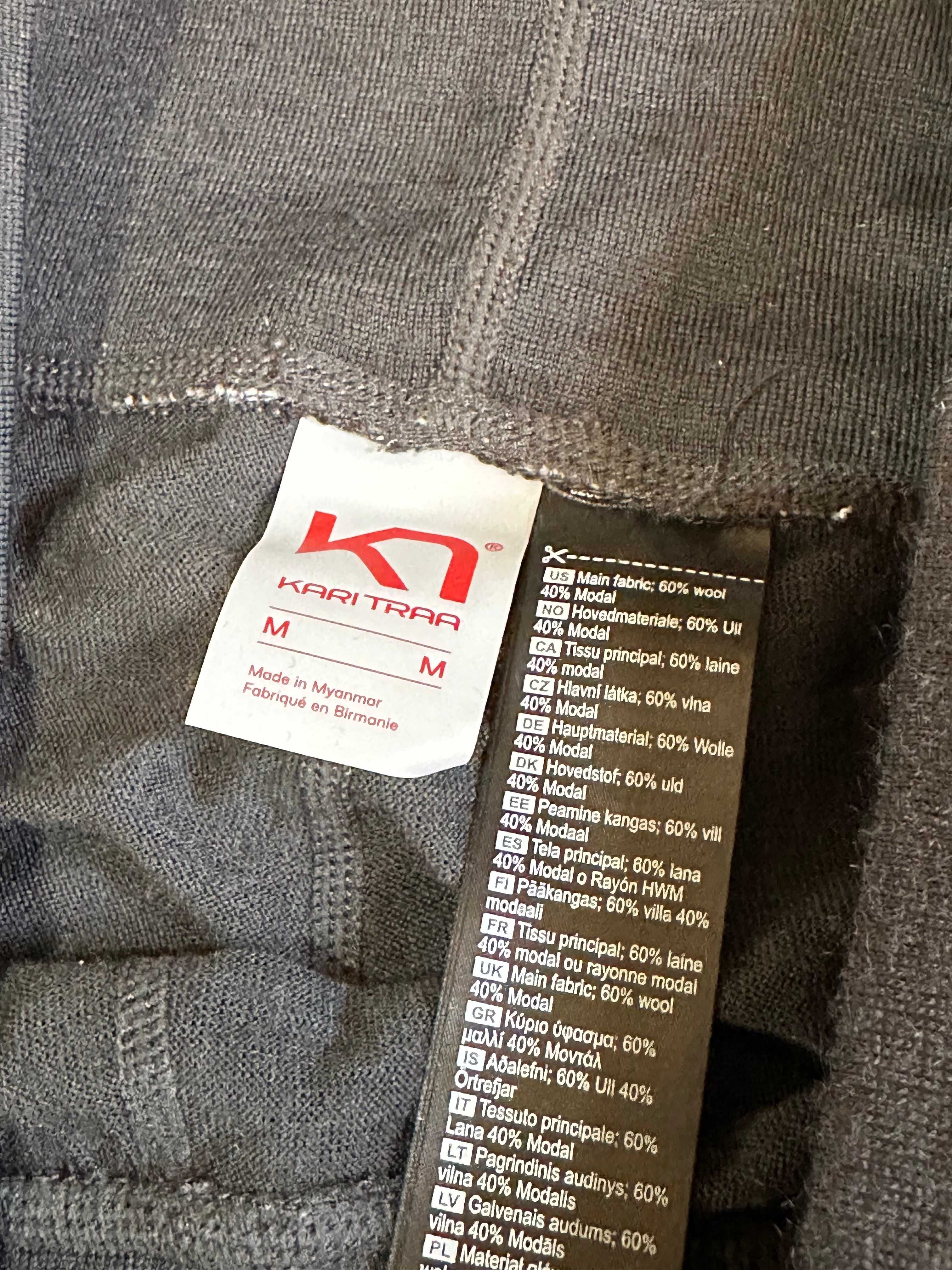 Kari Traa damskie legginsy getry termoaktywne w góry na narty MERINO M
