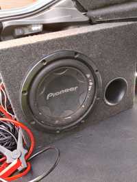 Subwoofer PIONEER + wzmacniacz