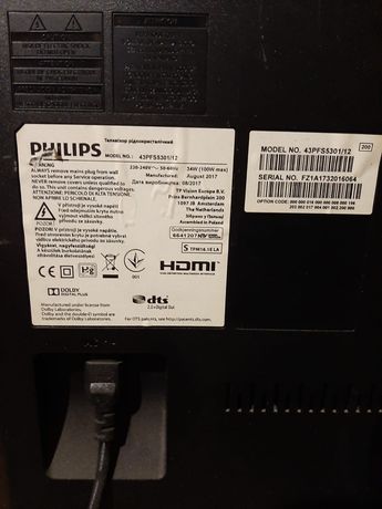 Telewizor Philips- części