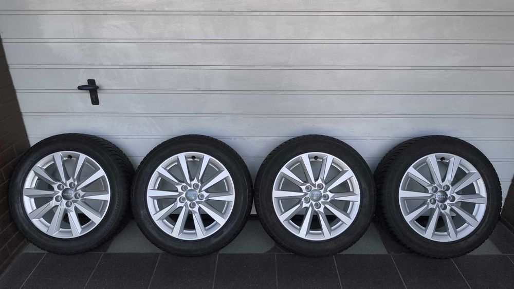 Koła 16' Audi A1 Vw Skoda Seat 5x100 opony zima 195/55/16 (OL1923)