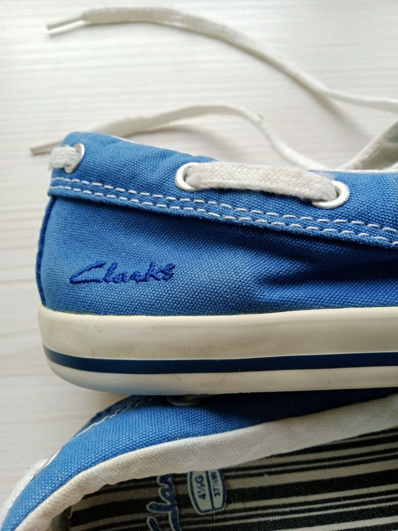Мокасини Clarks кеди котонові жіночі