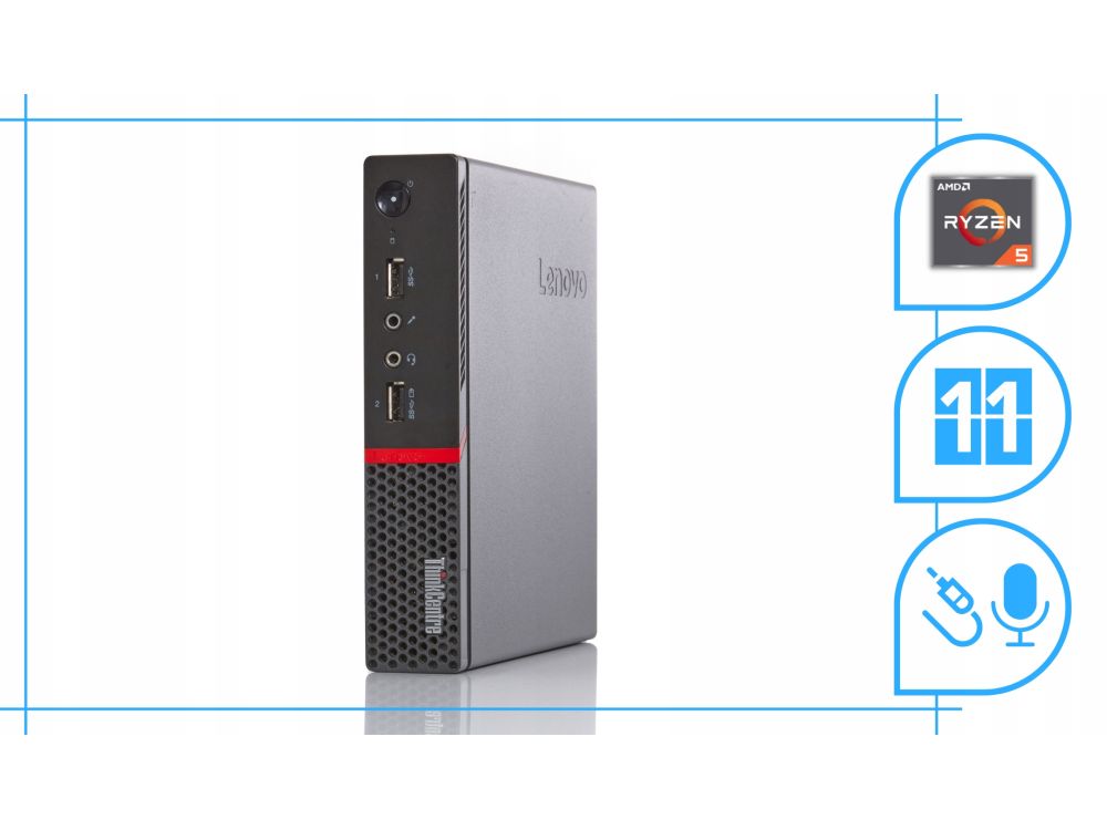 Lenovo ThinkCentre M715Q mini PC AMD Ryzen 5 16GB DDR3 256GB SSD Win10