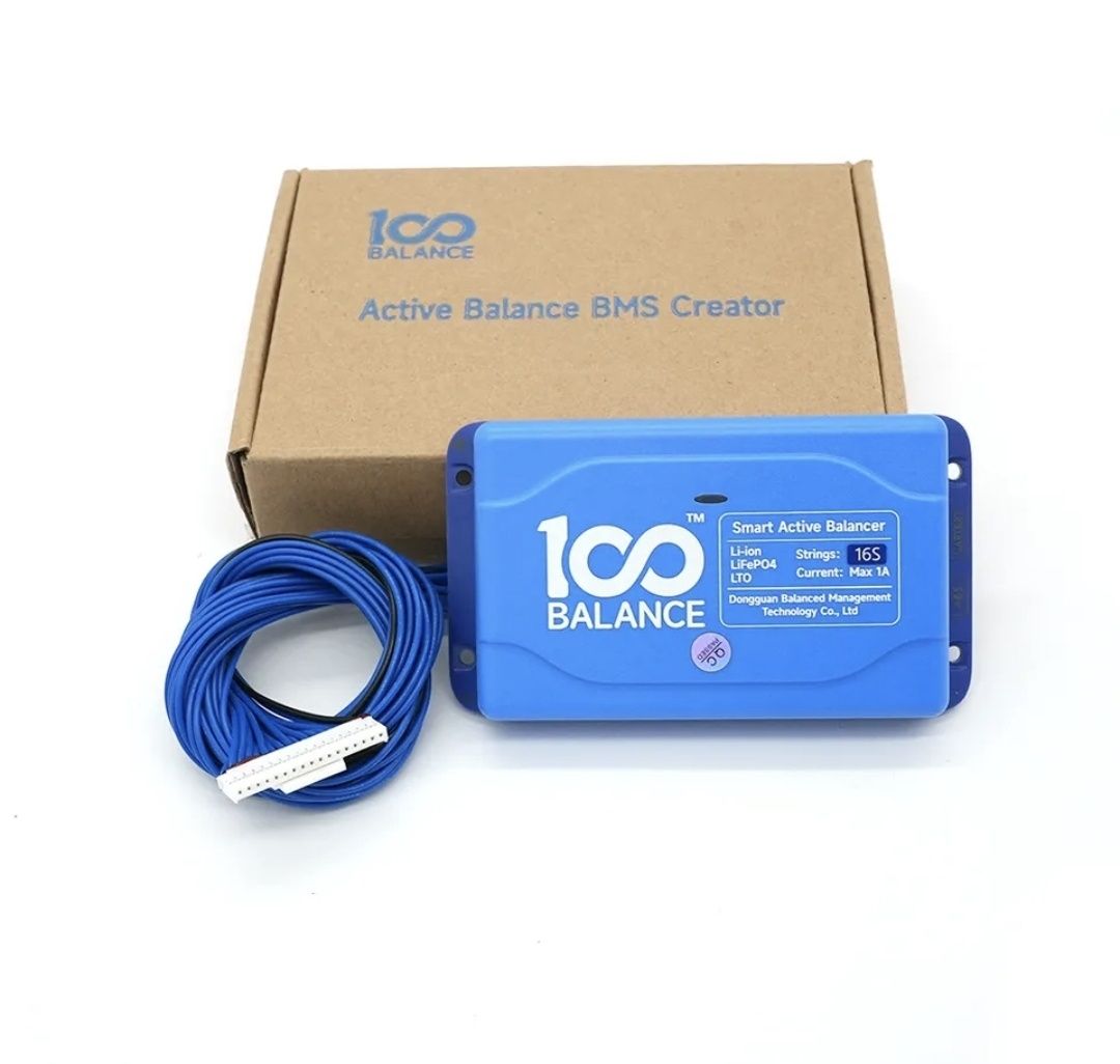 BMS плата 100BALANCE LifePo4 1-5А 12S смарт контролер для аккумулятора
