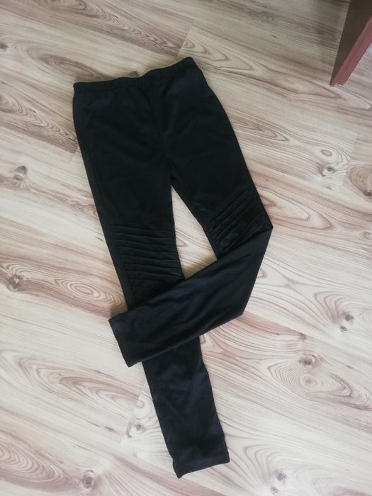 Spodnie czarne S legginsy damskie