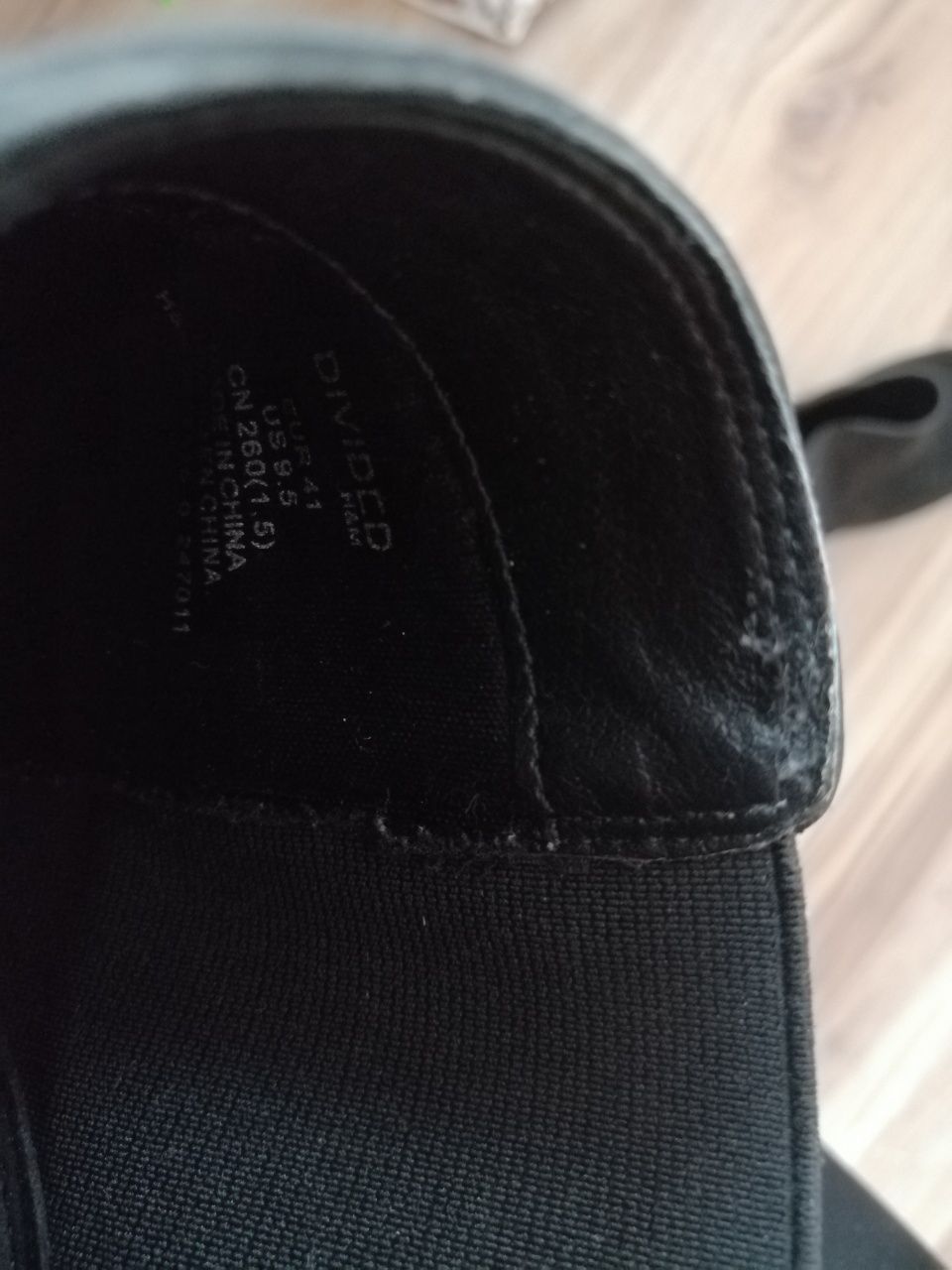 Czarne botki na obcasie H&M 41