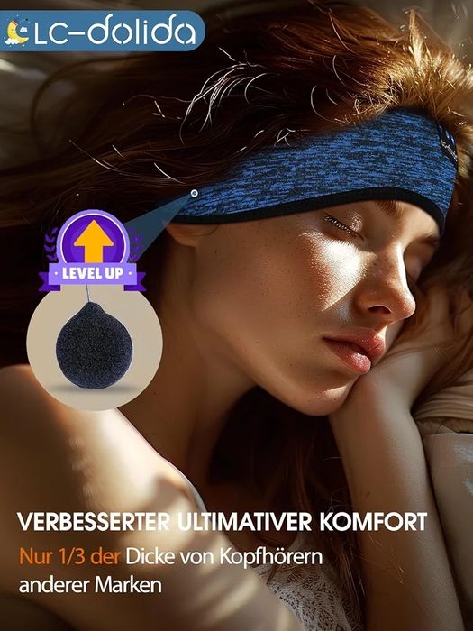 Opaska na głowę + słuchawki Bluetooth LC-dolida N403