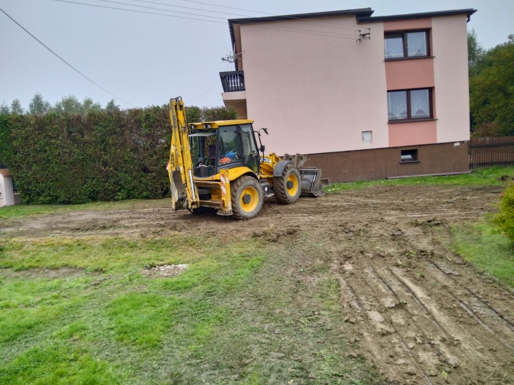 Rozbiórki wyburzenia usługi koparką   prace ziemne młot transport