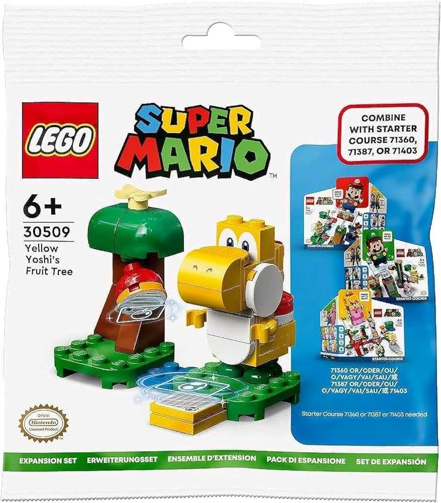 LEGO Super Mario-zestaw rozszerzający-No. 30509 Drzewo Yellow Yoshiego