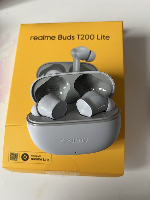 wodoodporne słuchawki bezprzewodowe realme Buds T200 Lite