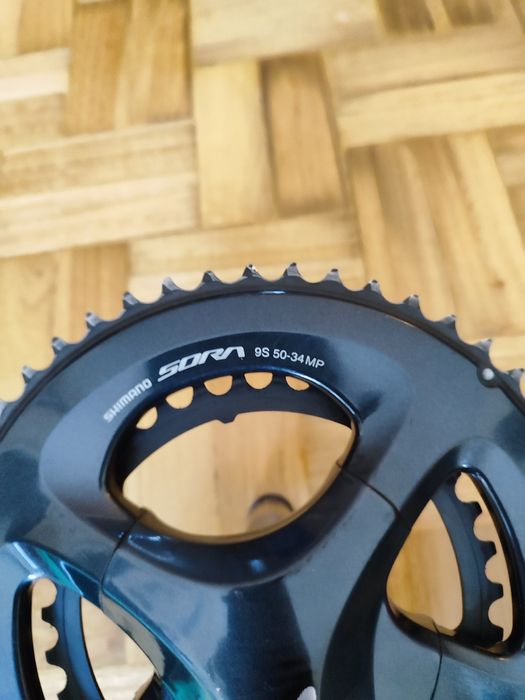 Shimano Sora R3000 9v pedaleira + desviador frontal