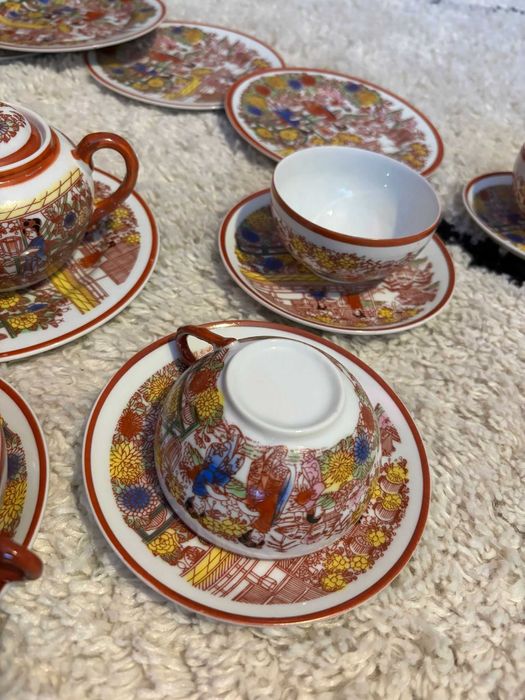 Conjunto /serviço de chá oriental