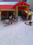 Duża Farma playmobil plus zwierzątka schleich
