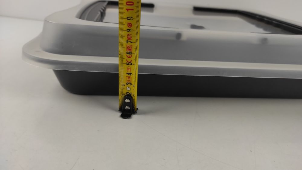 Relaxdays blacha do pieczenia z pokrywką 3-w-1 40,5 × 32,5 cm – nowa