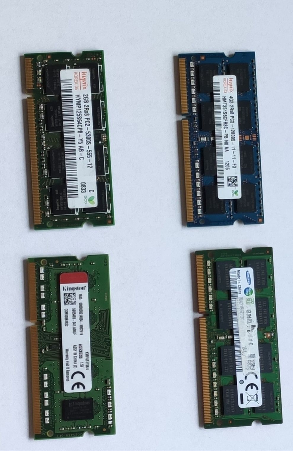 Sprzedam Ram DDR3L, DDR3, DDR2