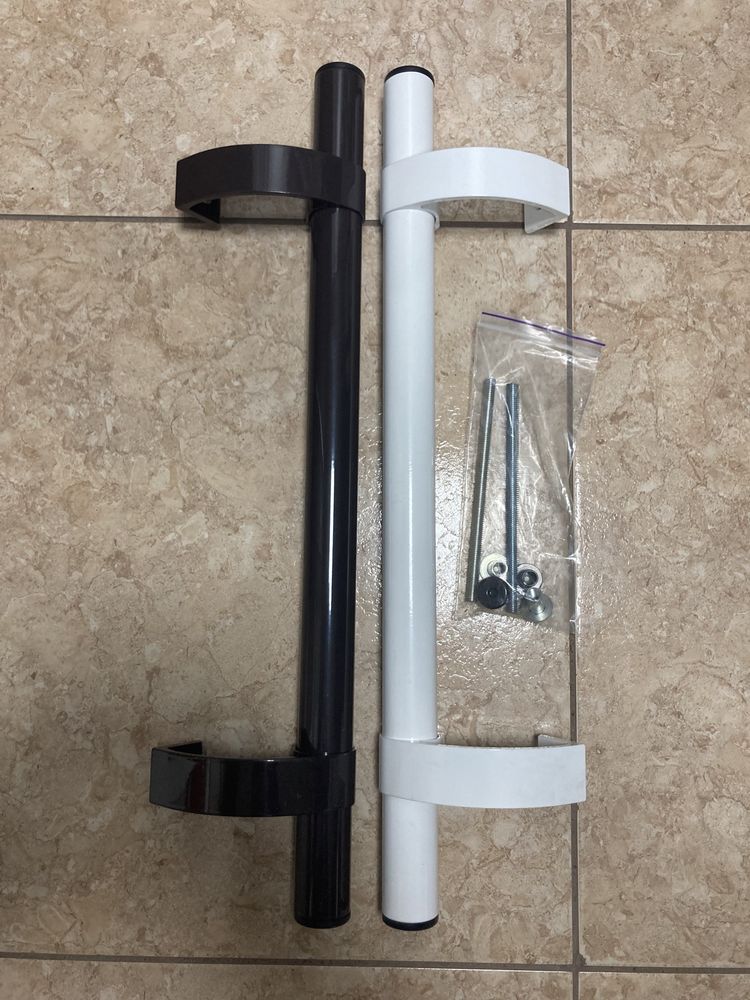 Ручка для металопластикової двері офісна пряма 30*500 мм