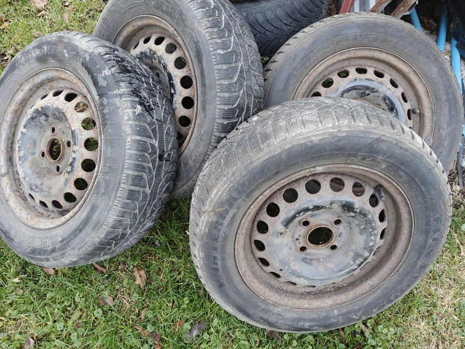 Felgi 14  opel 4x100 z oponami zimowymi