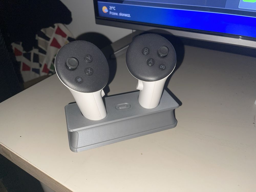 Oculus quest 2/3 podstawki z druku 3D do gogli VR i kontrolerów!