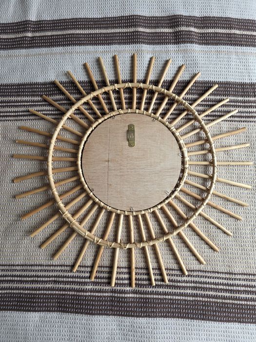 Lustro boho, ozdoba ścienna