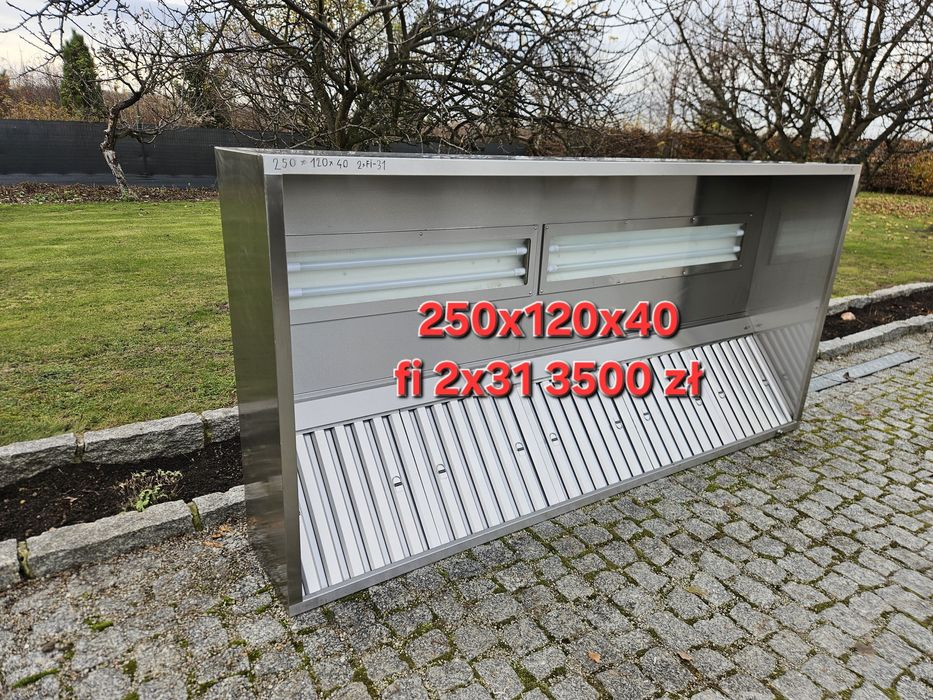 Okap skrzyniowy, okap gastronomiczny