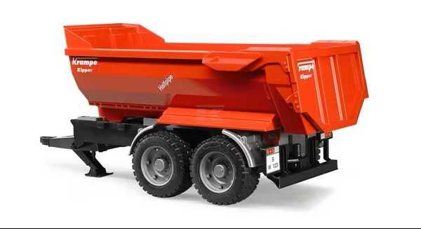 U02225 Przyczepa wywrotka dwuosiowa Krampe Bruder