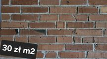 KOŃCÓWKA 30zl m2 płytki z cegły na ścianę urozmaicone lico