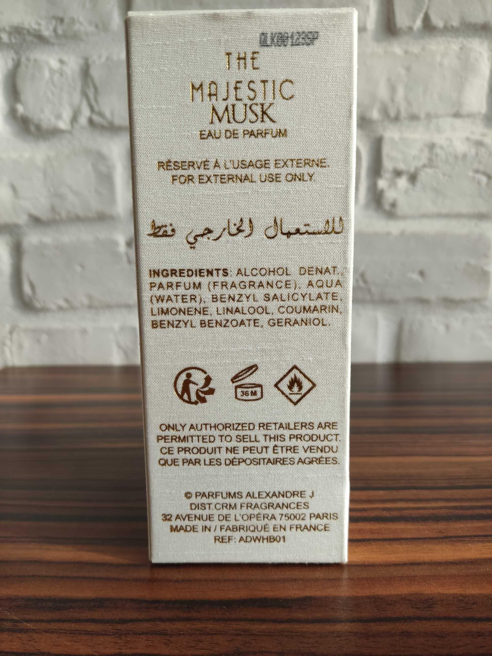 Perfumy Alexandre.J The Majestic Musk 100 ml