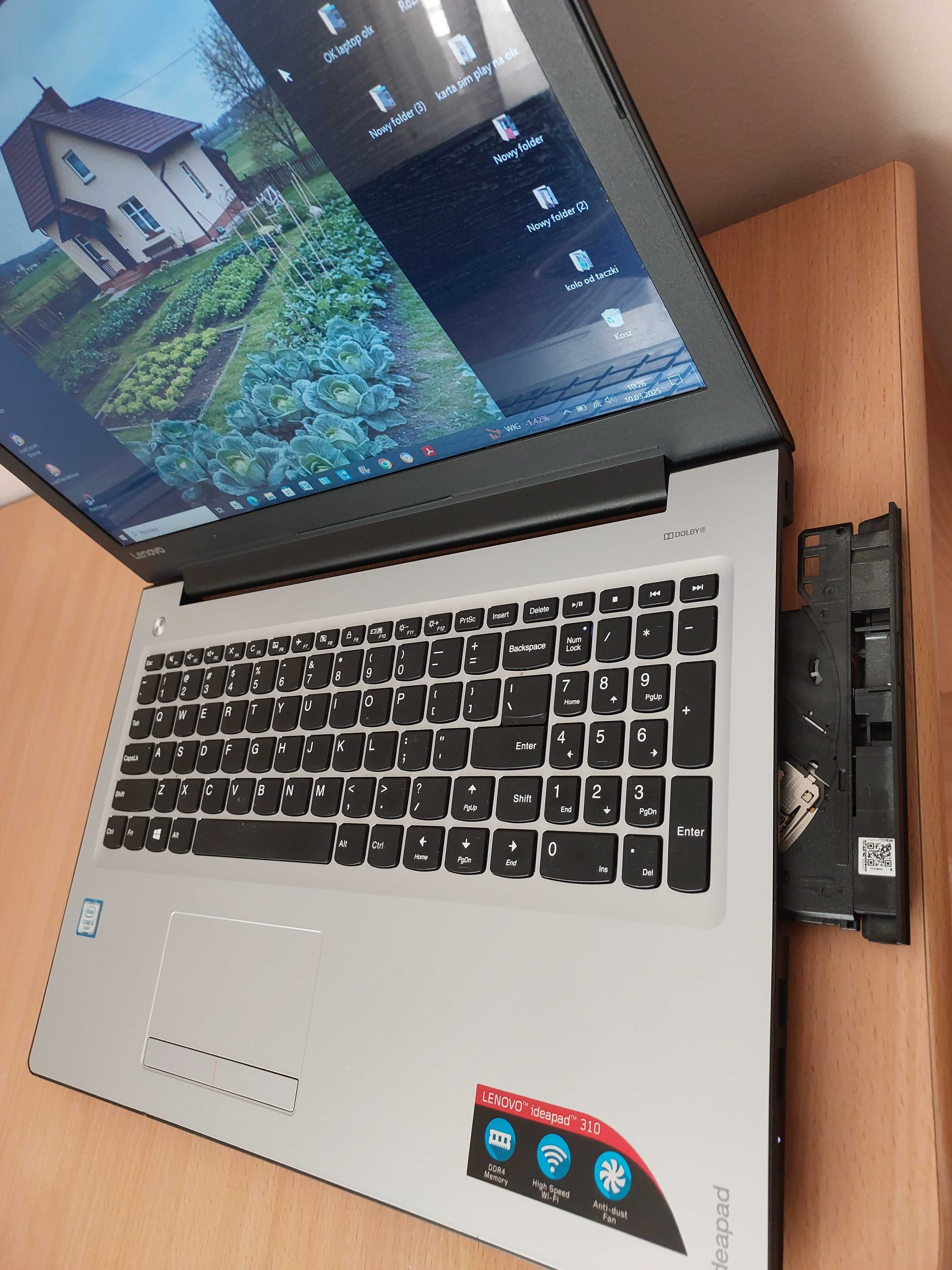 LENOWO ideapad 310-15ISK Intel CORE i5 8GB 1TB SSD stan idealny
