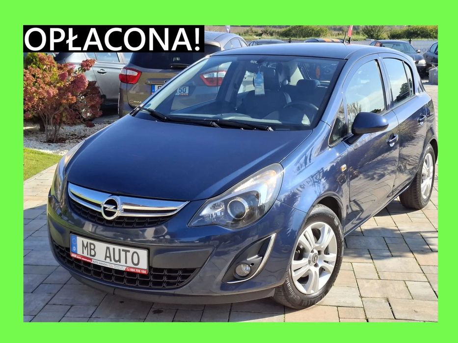Opel Corsa PIĘKNA**1.4 100KM klima półskóra czujniki tempomat soczewka doświetlan