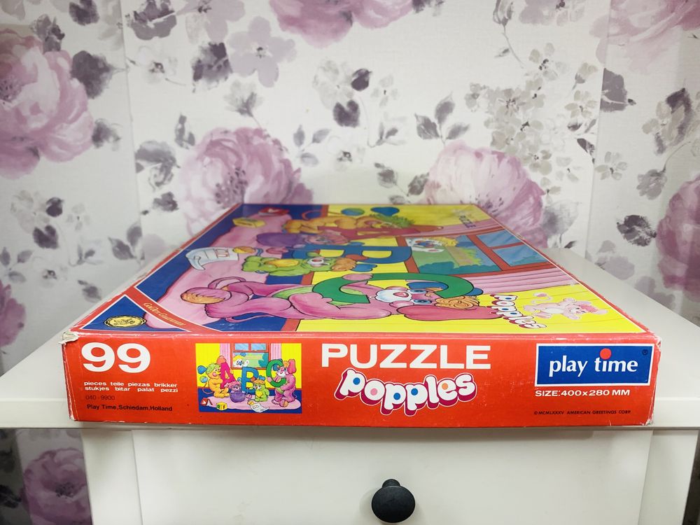 Puzzle Popples 99 elementy, vintage 1986