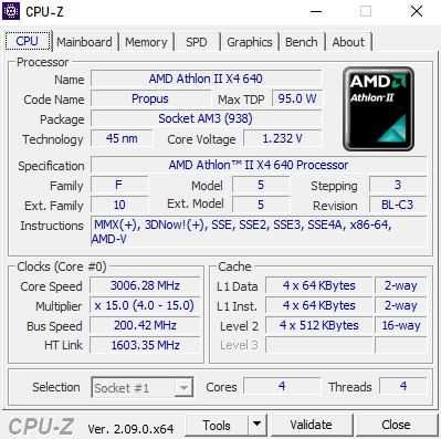 AsRock 960GM-GS3 FX + Athlon II 640 AM3 + Ram ddr3 8Gb