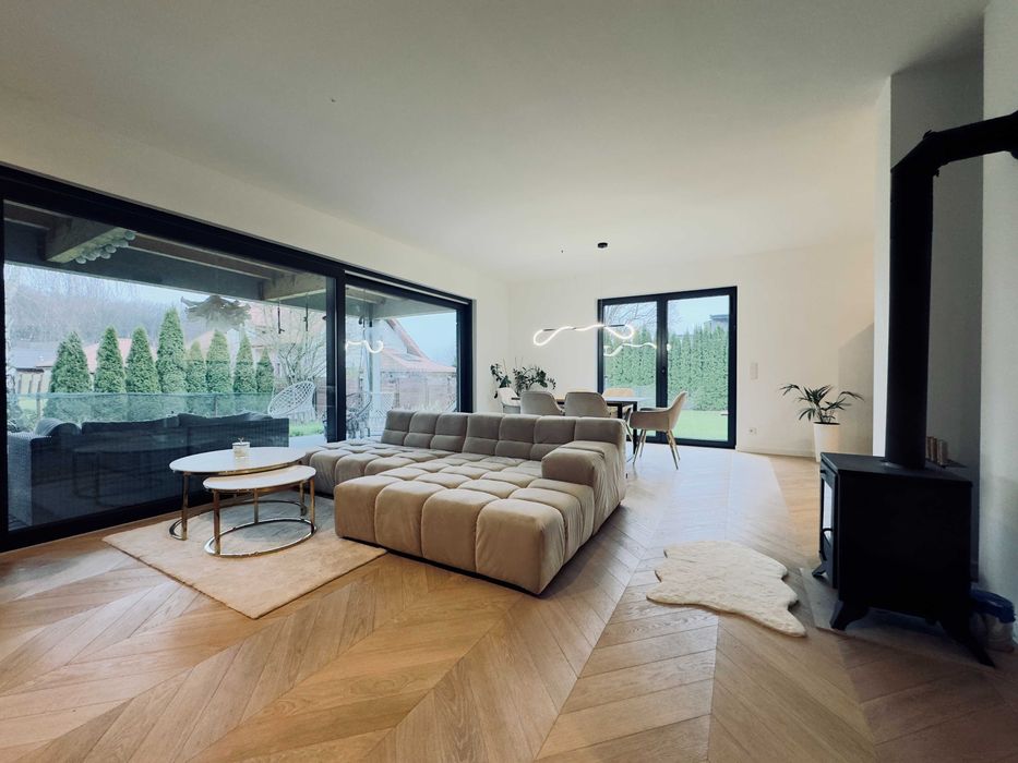 Nowoczesny parterowy dom wolnostojący w Konopnicy Lipniak Lublin