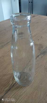 Wazony butelki szklane po śmietanie