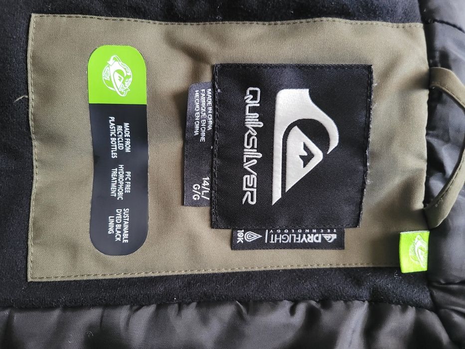 kurtka Quicksilver narciarska, snowboard,, rozmiar 14/L