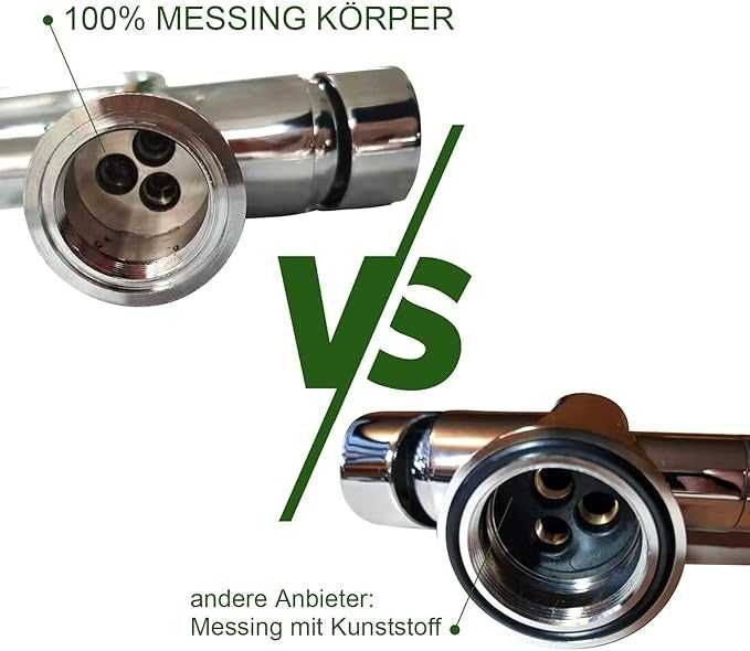 Nowa Bateria kuchenna Kran obracany o 360° ze stali nierdzewnej G3/8