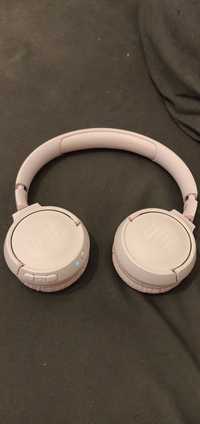 Słuchawki bezprzewodowe JBL tune 510bt bluetooth nauszne różowe beżowe